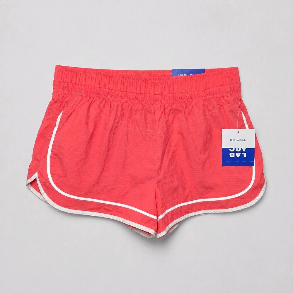 JoyLab Extra Small Coral Nylon Shorts with White Trim